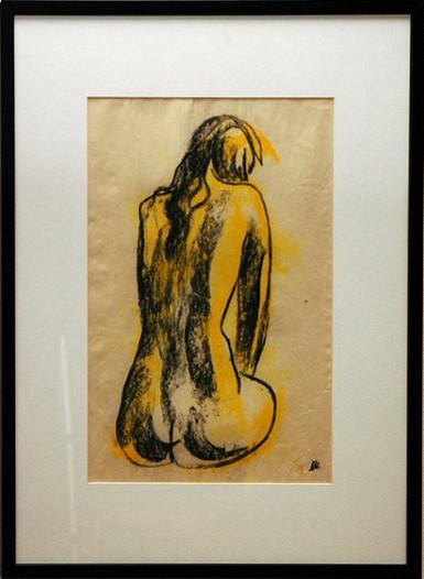 Figure 7 Mixed media on paper, 22x18 inches, 1974-1978, LM-4020