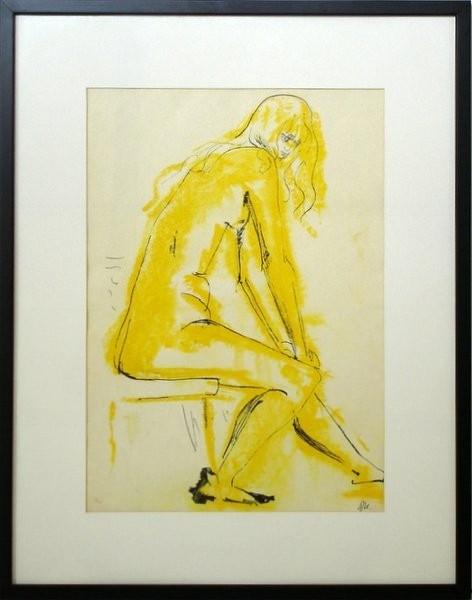 Figure 4 Mixed media on paper, 22x18 inches, 1974-1978, LM-4017