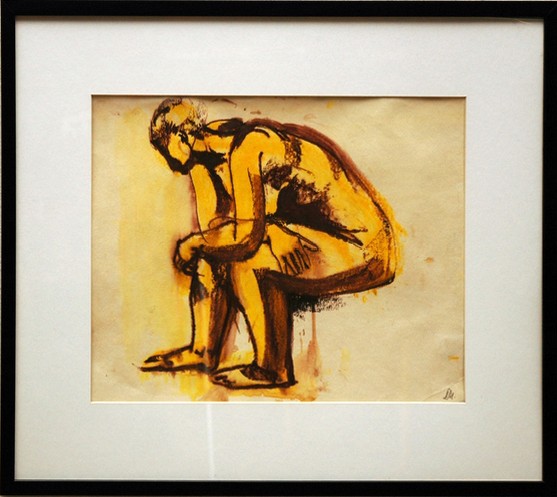 Figure 5 Mixed media on paper, 22x18 inches, 1974-1978, LM-4018, On hold 🔵