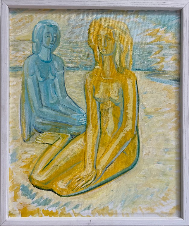 Image Going Around Oil on canvas, 20x24 inches, 1995, LM-3050