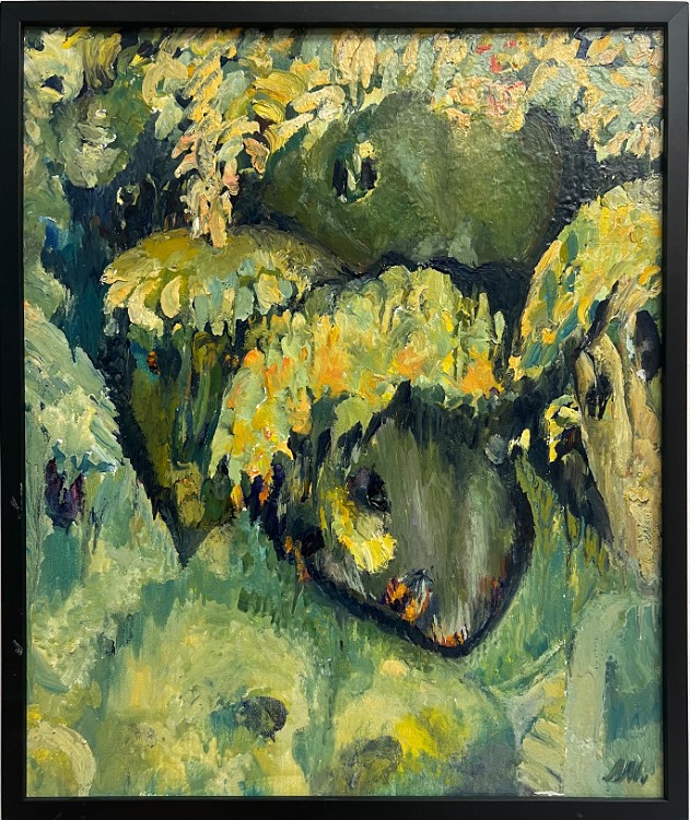Miracle Oil on canvas, 20x24 inches, 2003, LM-3019