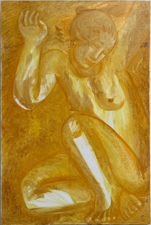 Untitled (LMU-18) Oil on canvas, 24x36 inches, 1994, LM-3051
