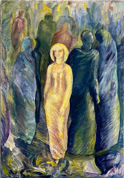 Untitled (LMU-21) Oil on canvas, 24x36 inches, 1993-2006, LM-3056, Private collection 🔴