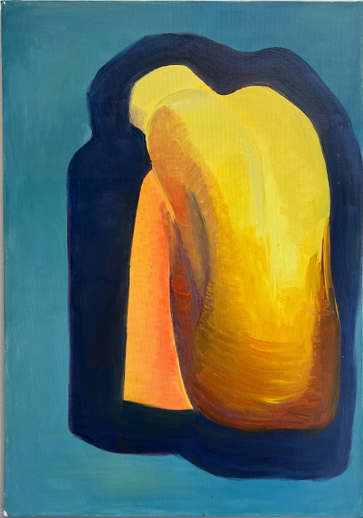 Untitled (LMU-15) Oil on canvas, 24x36 inches, 1998-2006, LM-3044