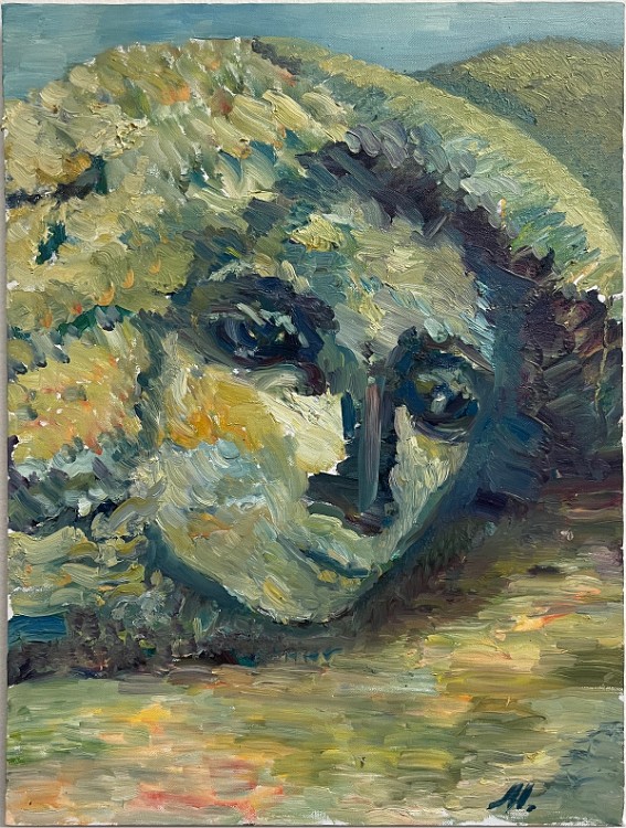 Untitled (LMU-13) Oil on canvas, 18x24 inches, 2003, LM-3028