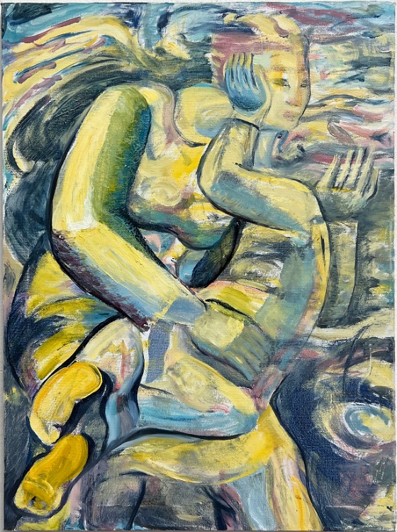 Untitled (LMU-24) Oil on canvas, 18x24 inches, 1993-2006, LM-3059