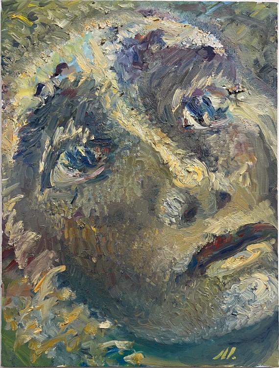 Untitled (LMU-44) Oil on canvas, 18x24 inches, 2003, LM-6027