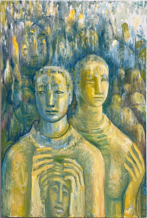 Untitled (LMU-23) Oil on canvas, 24x36 inches, 1993-2006, LM-3058