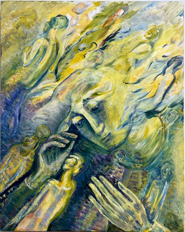 Untitled (LMU-22) Oil on canvas, 24x30 inches, 1993-2006, LM-3057