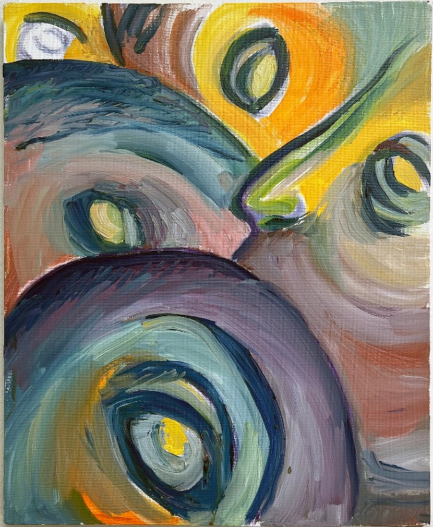 Untitled (LMU-6) Oil on canvas, 16x20 inches, 2010-2016, LM-3016