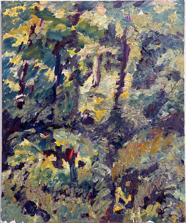 Untitled (LMU-10) Oil on canvas, 16x20 inches, 2003, LM-3024