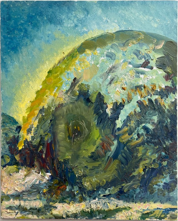Untitled (LMU-12) Oil on canvas, 16x20 inches, 2003, LM-3027