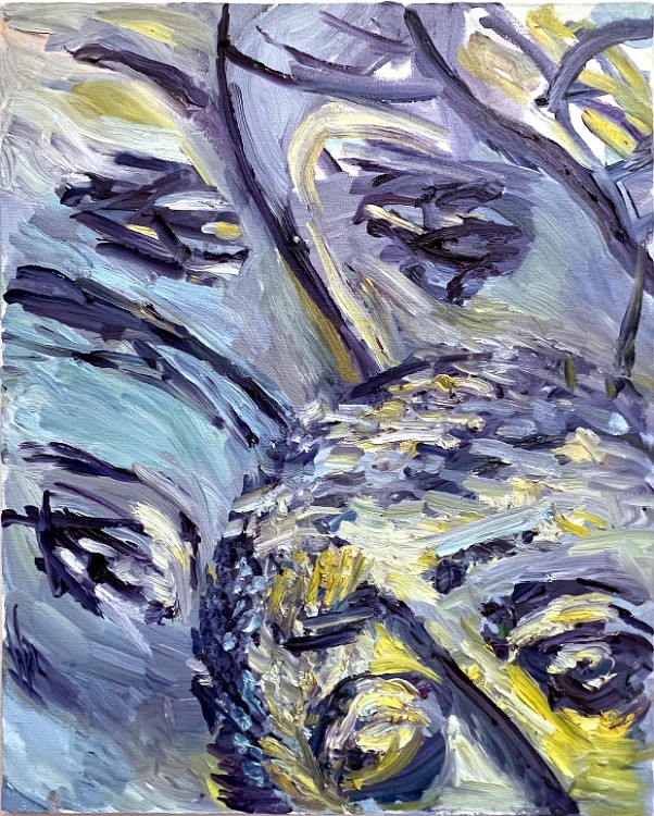 Untitled (LMU-11) Oil on canvas, 16x20 inches, 2003, LM-3026