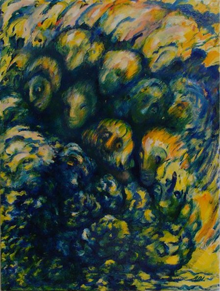Space Of Souls Oil on canvas, 30x40 inches, 2011, LM-3003
