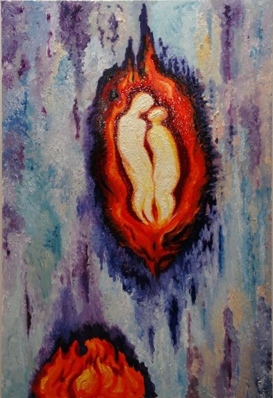 Space of Emotions Oil on canvas, 36x24 inches, 2005, LM-3011