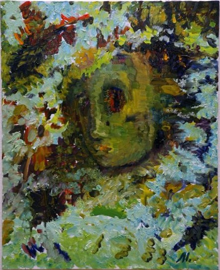 Envy Oil on canvas, 20x16 inches, 2003, LM-3021