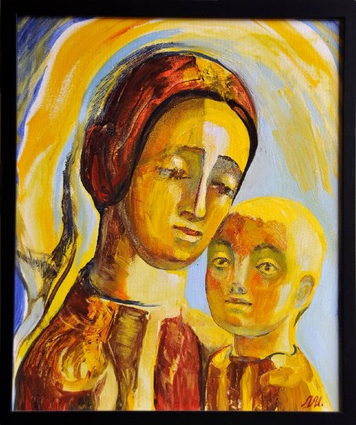 Dedication Oil on canvas, 18x24 inches, 1996, LM-6024