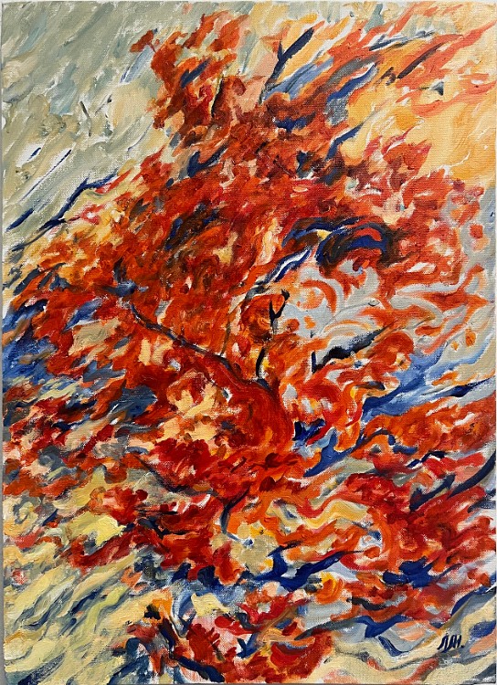 Untitled (LMU-34) Oil on canvas, 18x24 inches, 1994-2000, LM-6010