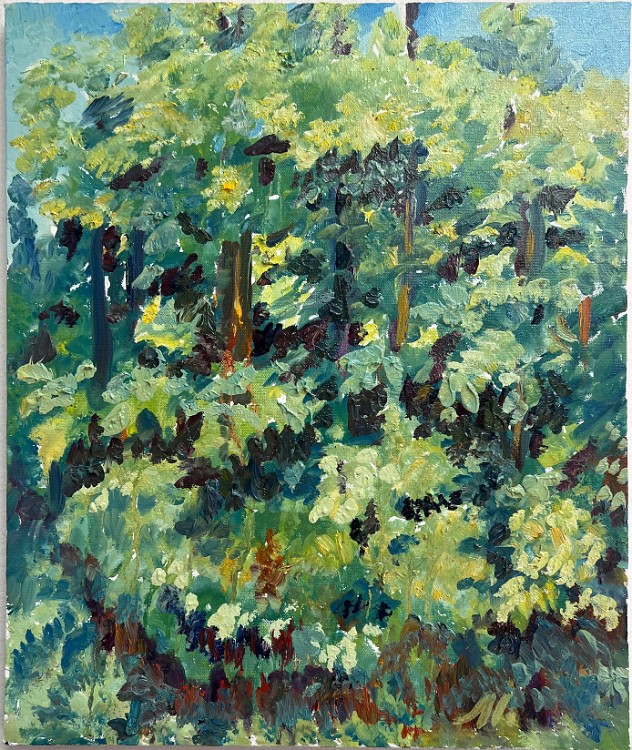 Untitled (LMU-38) Oil on canvas, 16x20 inches, 2003-2006, LM-6014