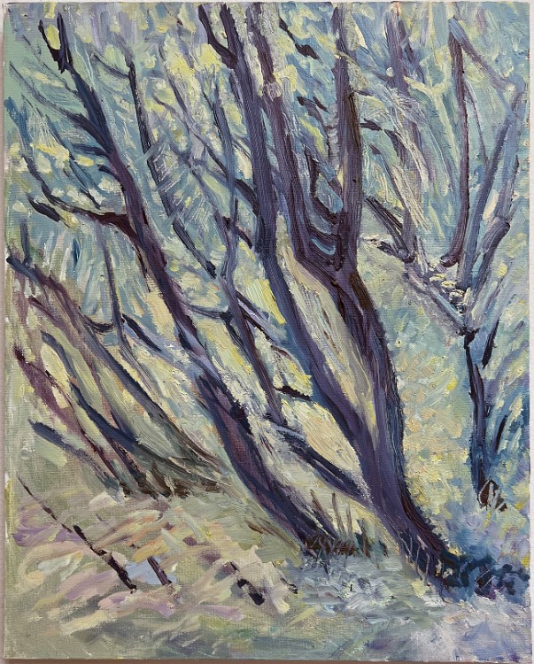 Untitled (LMU-43) Oil on canvas, 16x20 inches, 1993-2004, LM-6019, Private collection 🔴