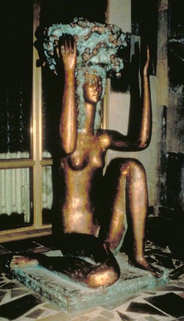 Apple Trees in Blossom Bronze, 7'H, Lobby of the Public Cultural Center, Kiev, Ukraine, 1993