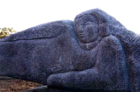 Soul of Stone https://andresinstitute.org/sculpture-gallery/, Symposium: “Sit On It” September 1999, Granite, Granite, 2.5′ x 7′ x 1′, Brookline, NH, USA, 1999