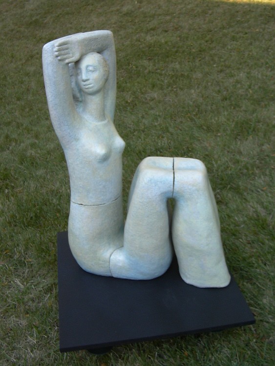 In the white light Stoneware, 31x24x12 inches, 2005, LM-1010