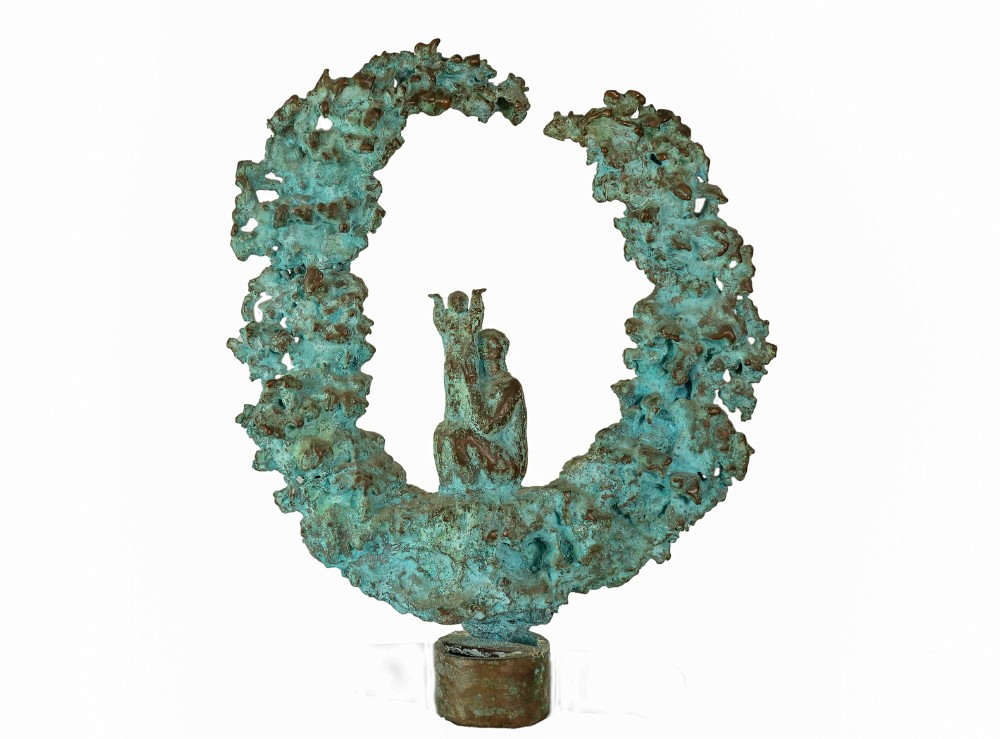 Peace Bronze, 18 inches H, 1989, LM-1026