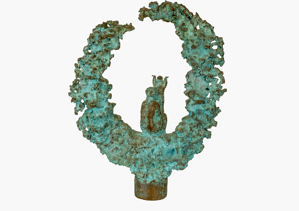 Peace Bronze, 18 inches H, 1989, LM-1026