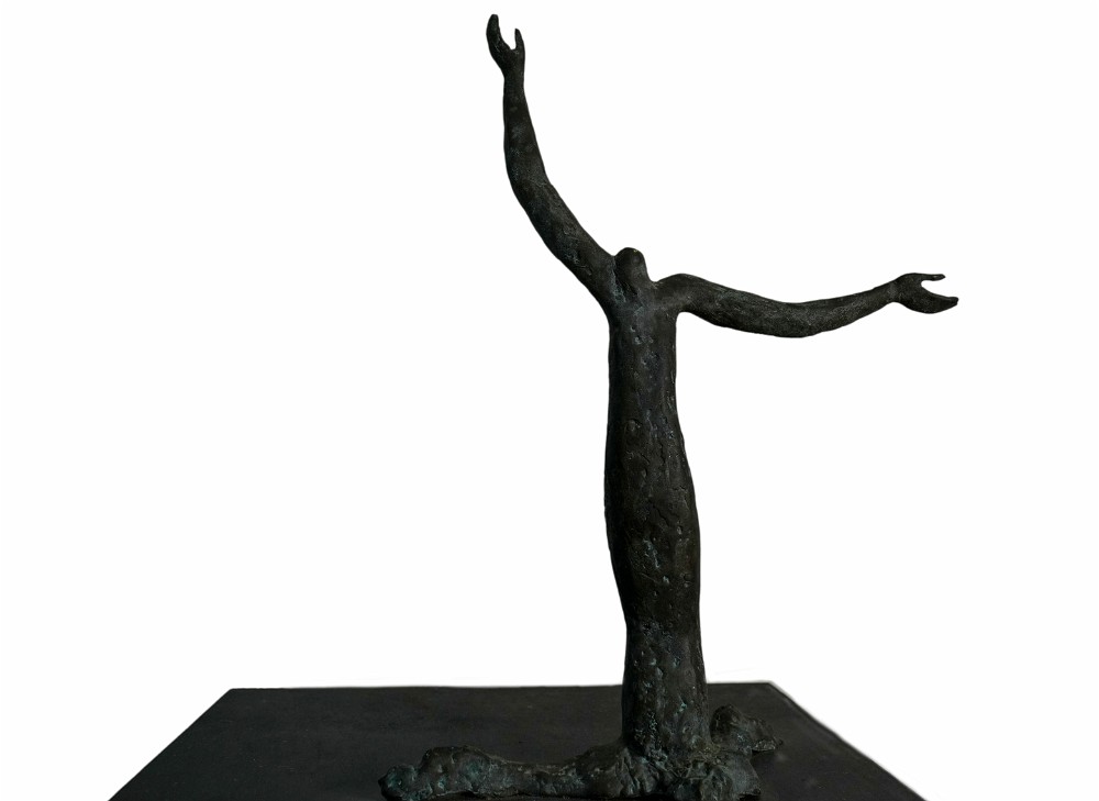 So Fragile Bronze, H 13 inches, 2001, LM-1034