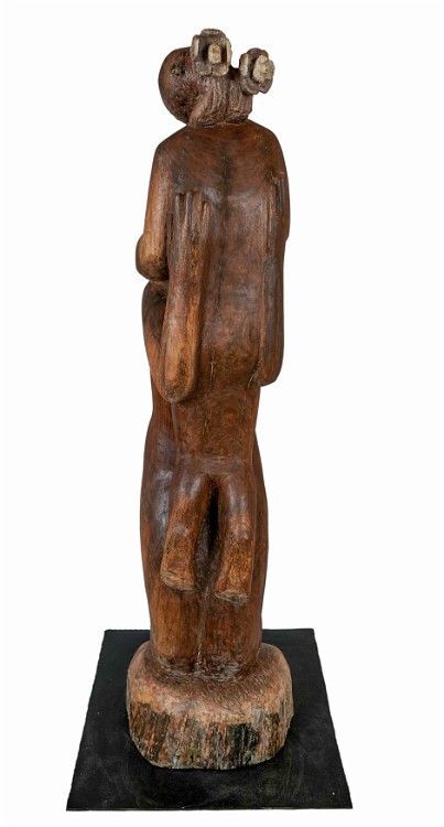 Two Black Walnut, 54 inches H, 2023, LM-1003