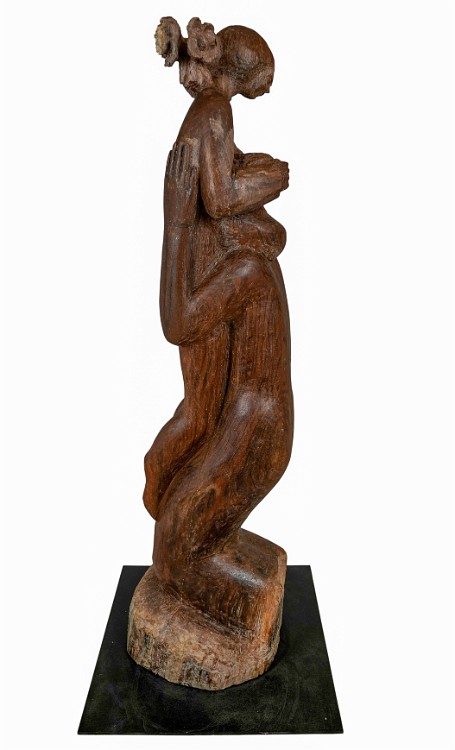 Two Black Walnut, 54 inches H, 2023, LM-1003