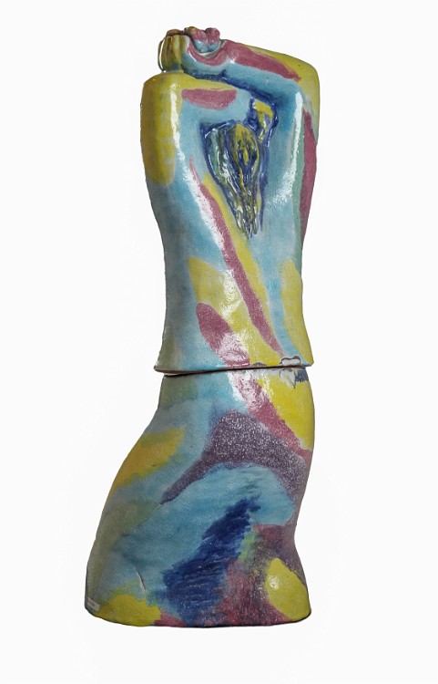 Summer Day Stoneware, 34x11x9 inches, 2000-2004, LM-1019