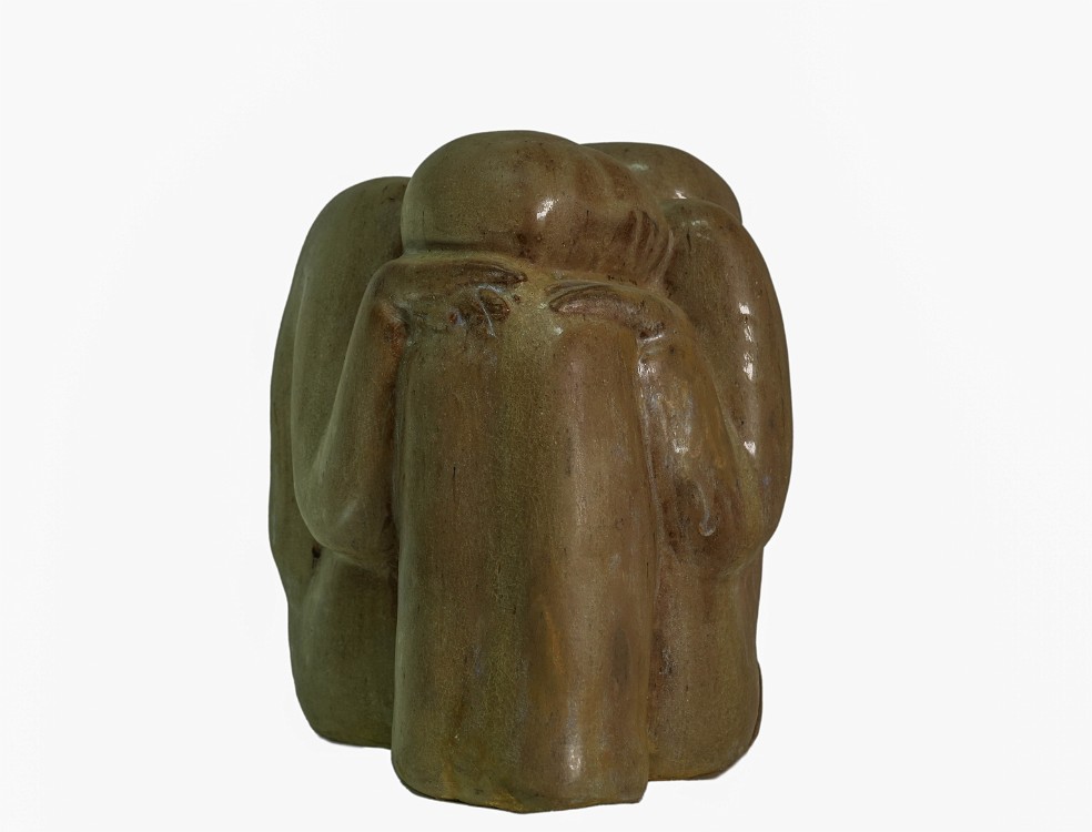 Together (Forever 2) Stoneware, 10x8x6 inches, 2006, LM-1014