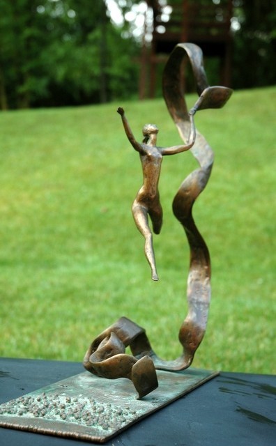Exercise with Ribbon Bronze, 6x17x20 inches, 1983, LM-1027