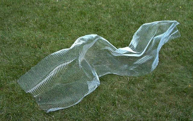 Through Space Mesh, 28x23x84 inches, 2002-2004, LM-1018