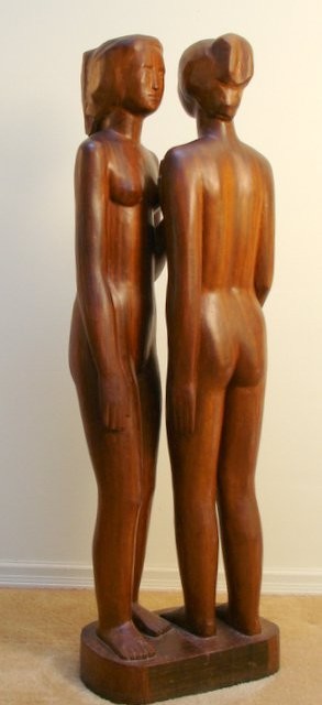 Spring Motive Ironwood, 58x24x12 inches, 1979, LM-1028