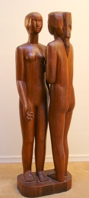 Spring Motive Ironwood, 58x24x12 inches, 1979, LM-1028