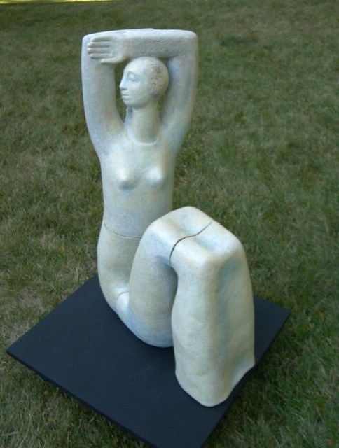 In the white light Stoneware, 31x24x12 inches, 2005, LM-1010