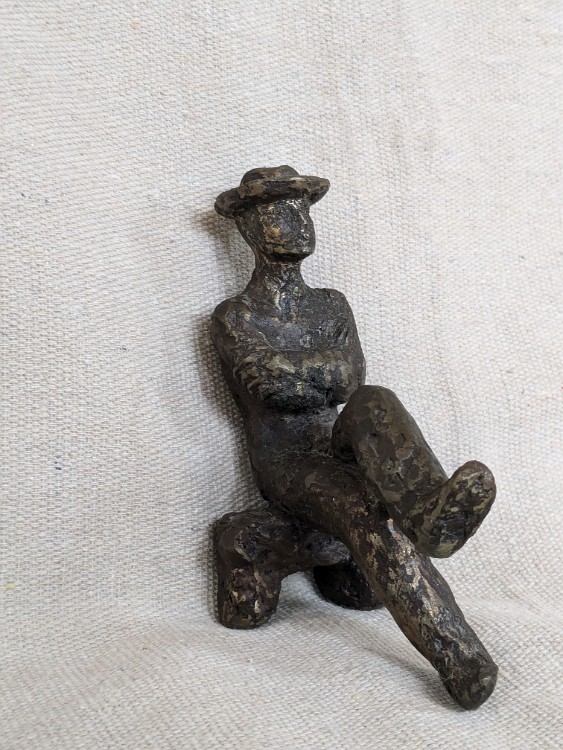 Dr. A. J. Chandler Proposal Bronze study model, 5 inches H, 2004, LM-2029