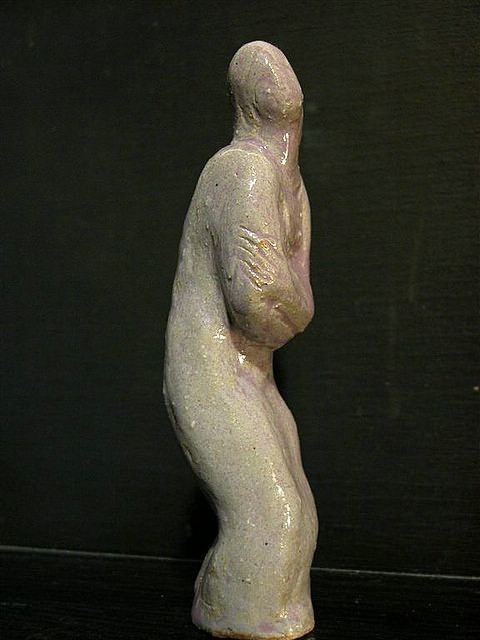 Frightened Stoneware, 6 inches H, 2001-2003, LM-2008